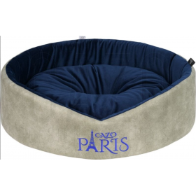 CAZO Foam Bed Paris Navy Blue - луксозно кучешко легло в син цвят